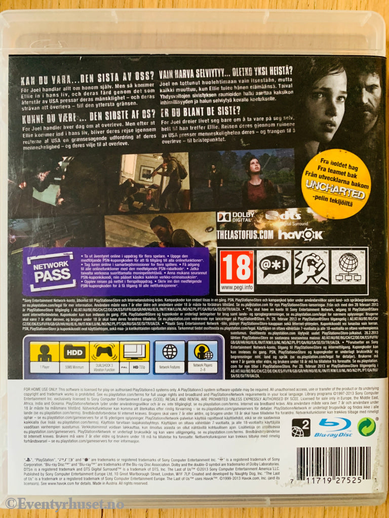 The Last of Us. PS3.