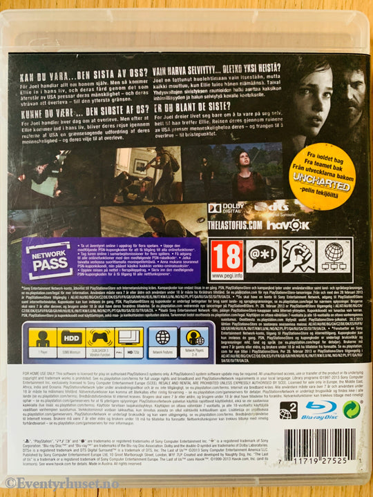 The Last of Us. PS3.