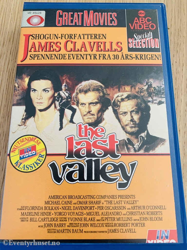 The Last Valley. 1970. Vhs Big Box.