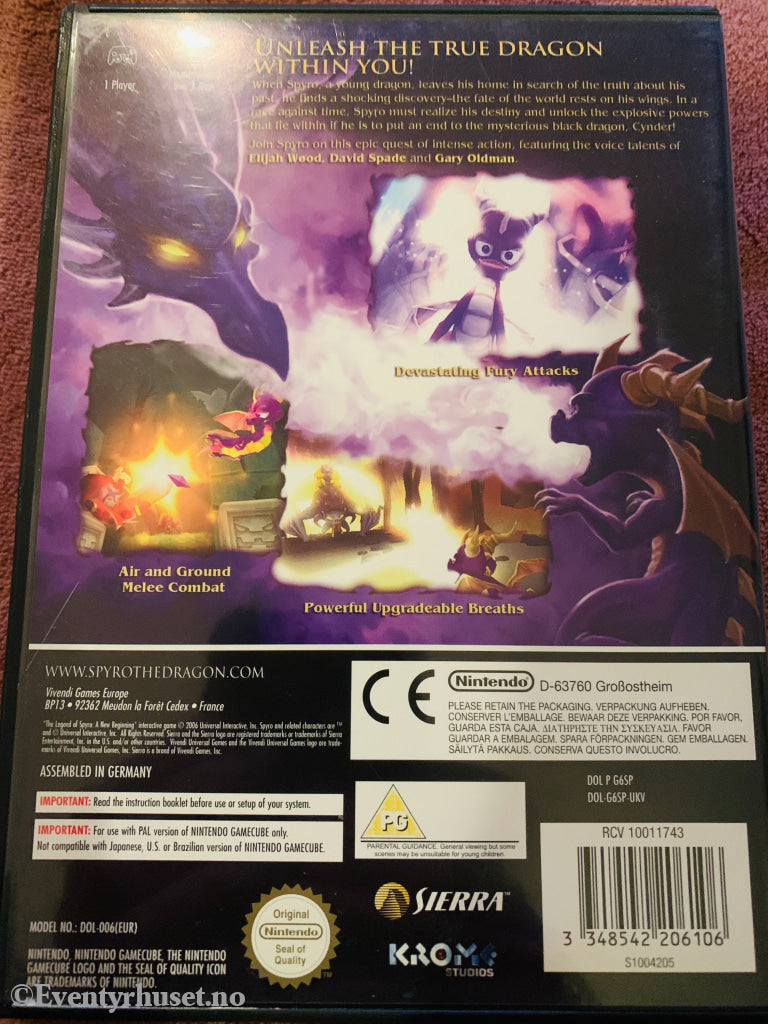 The Legend of Spyro: A New Beginning. Gamecube.