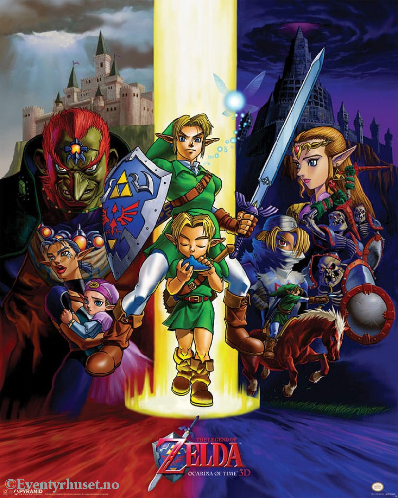 The Legend of Zelda Poster Pack Ocarina of Time 40 x 50 cm (4) Home & Gifts