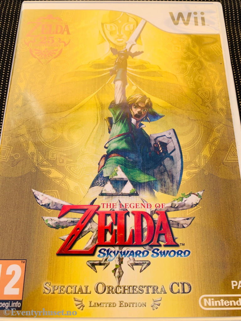 The Legend of Zelda: Skyward Sword (Special Orchestra CD, Limited Edition), 2011. Nintendo Wii-spill.
