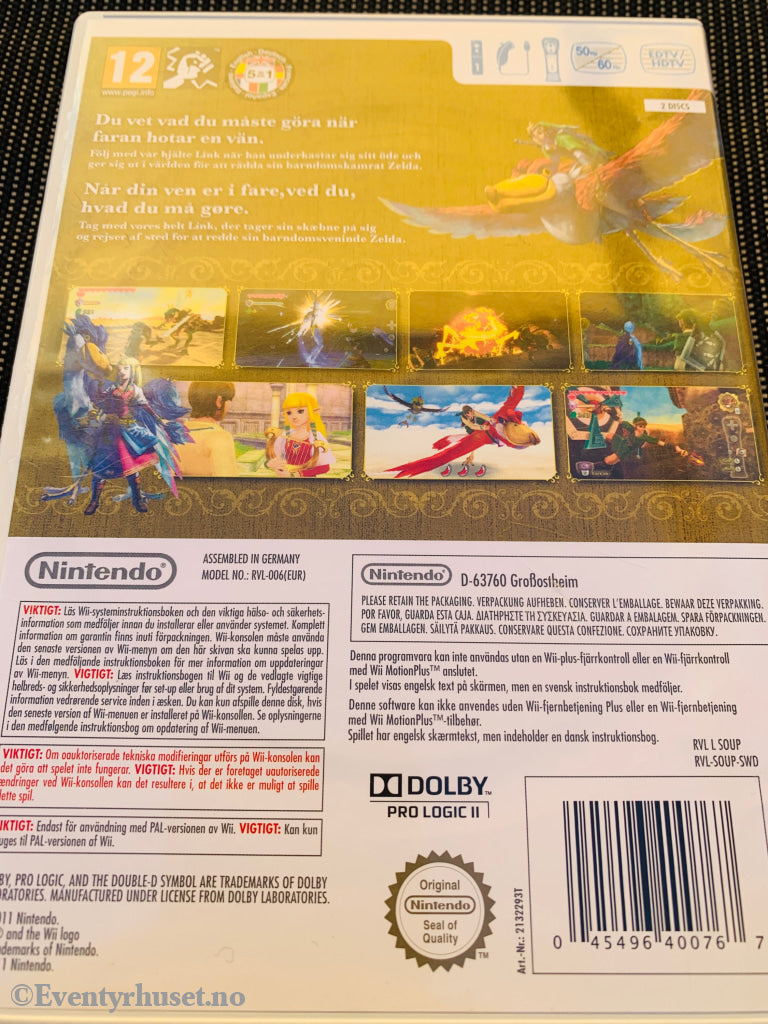 The Legend of Zelda: Skyward Sword (Special Orchestra CD, Limited Edition), 2011. Nintendo Wii-spill.
