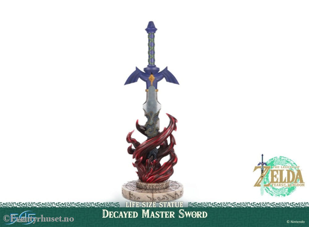 The Legend of Zelda: Tears of the Kingdom Life Size Statue 1/1 Decayed Master Sword 71 cm Collectibles