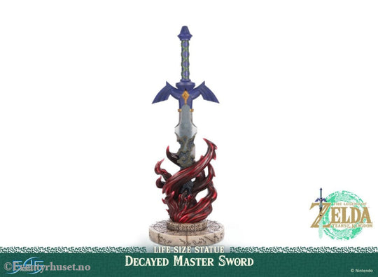 The Legend of Zelda: Tears of the Kingdom Life Size Statue 1/1 Decayed Master Sword 71 cm Collectibles