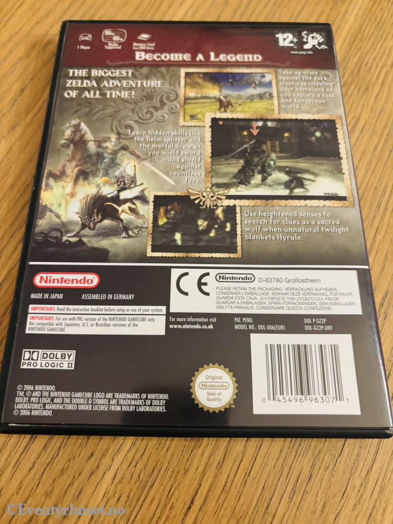 The Legend of Zelda: Twilight Princess . Nintendo GameCube.