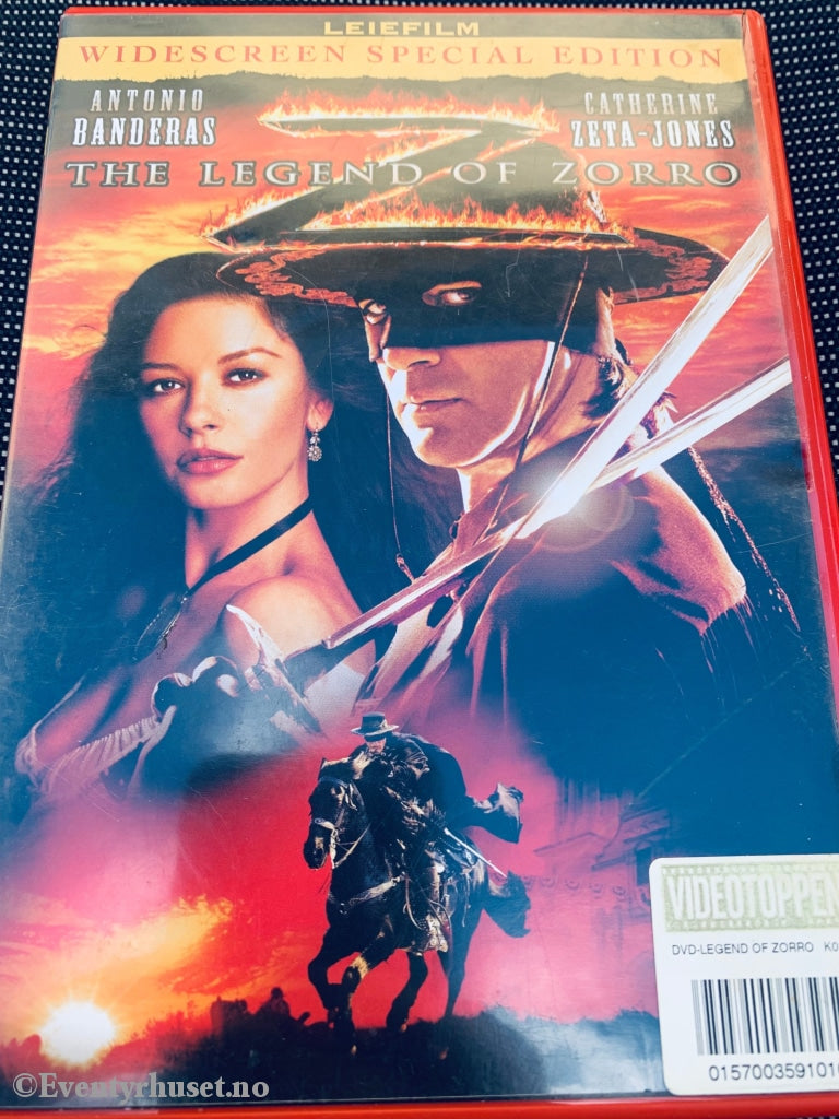 The Legend Of Zorro. Dvd Leiefilm.