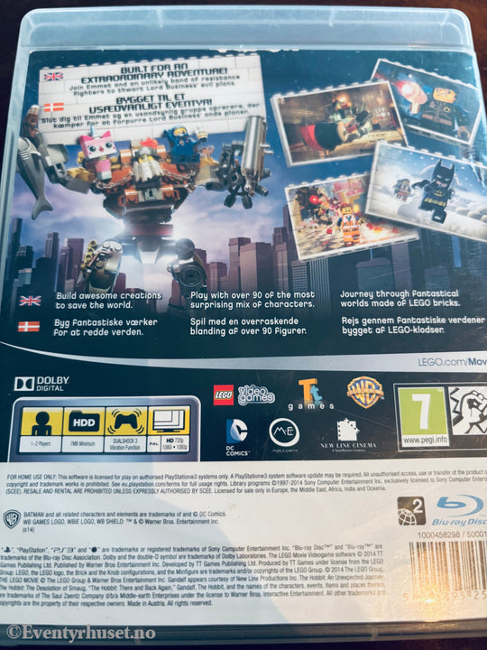 The LEGO Movie Videogame. PS3.