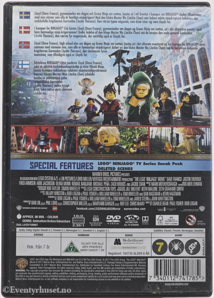 The LEGO Ninjago Movie . 2017 . DVD.