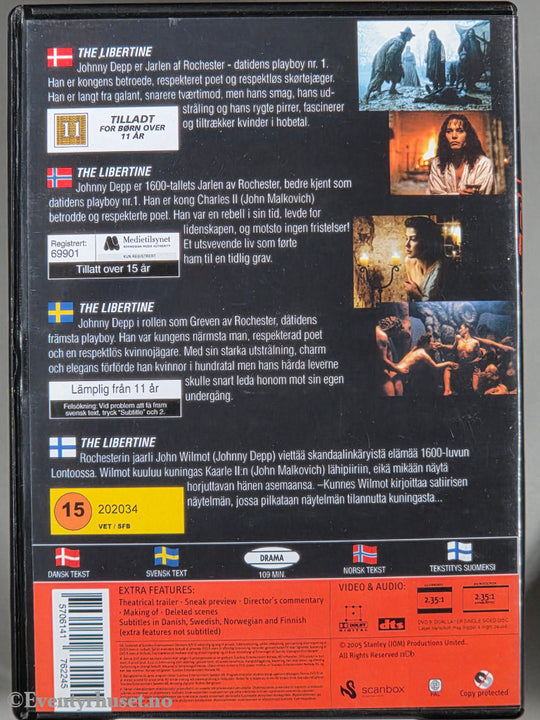 The Libertine. 2004. DVD.