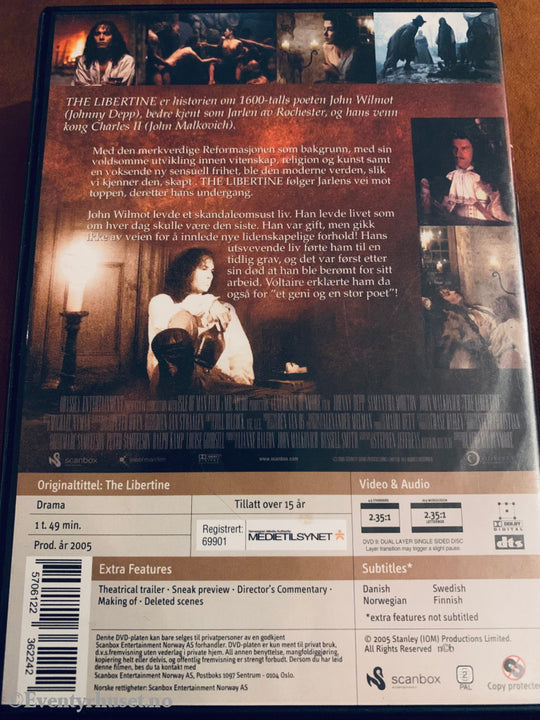 The Libertine. 2005. Dvd. Dvd