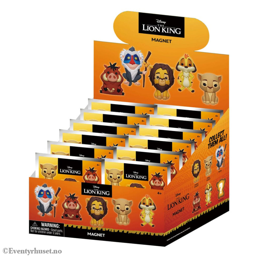 The Lion King Magnets blind pack Series 1 Display (12) Home & Gifts