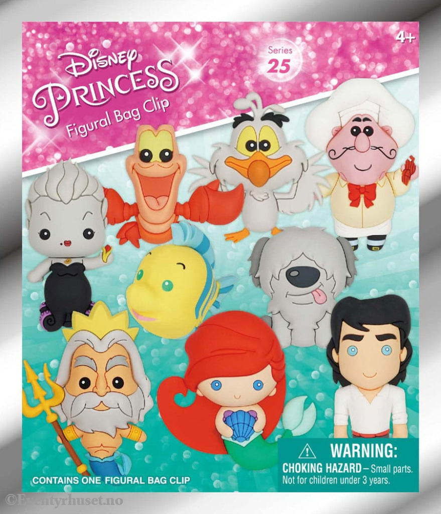 The Little Mermaid 3D PVC Bag Clips Series 1 Display (24) Fashion & Accessories