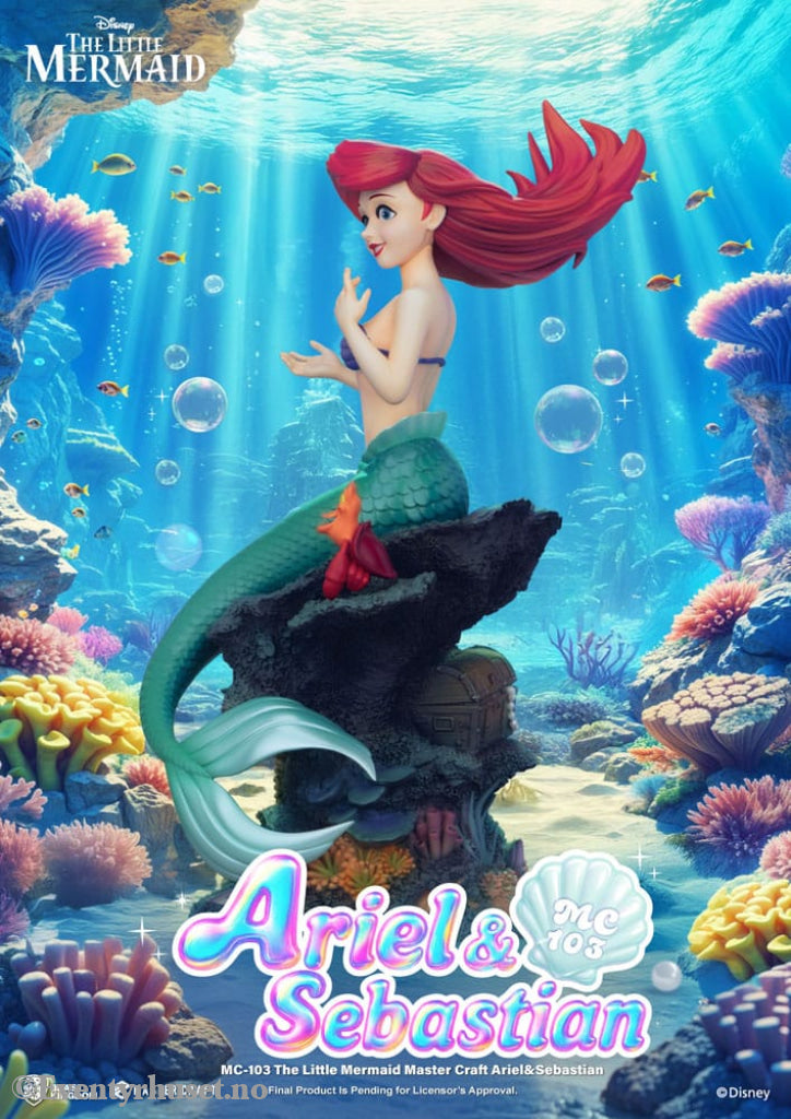 The Little Mermaid Master Craft Statue Ariel & Sebastian 42 cm Collectibles