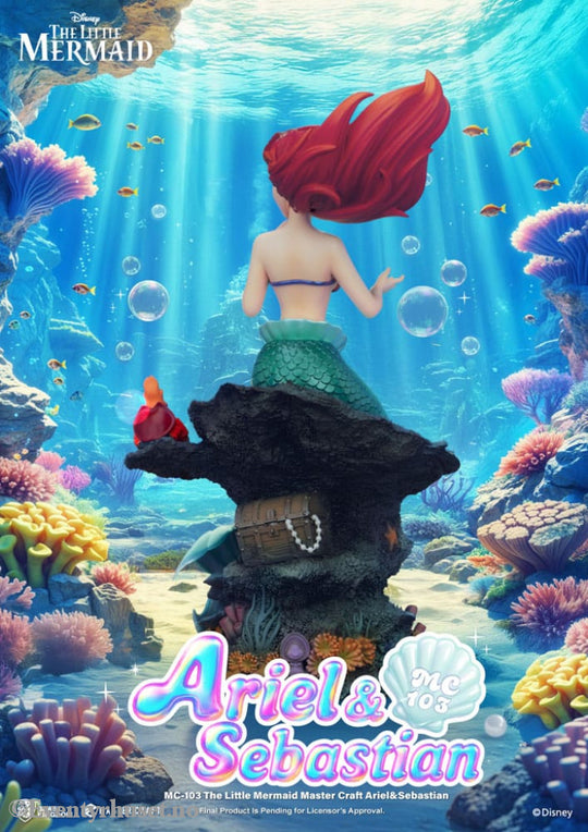 The Little Mermaid Master Craft Statue Ariel & Sebastian 42 cm Collectibles