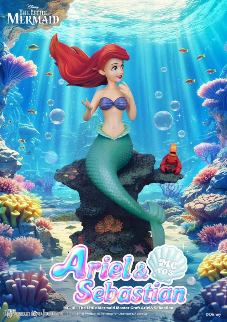The Little Mermaid Master Craft Statue Ariel & Sebastian 42 cm Collectibles