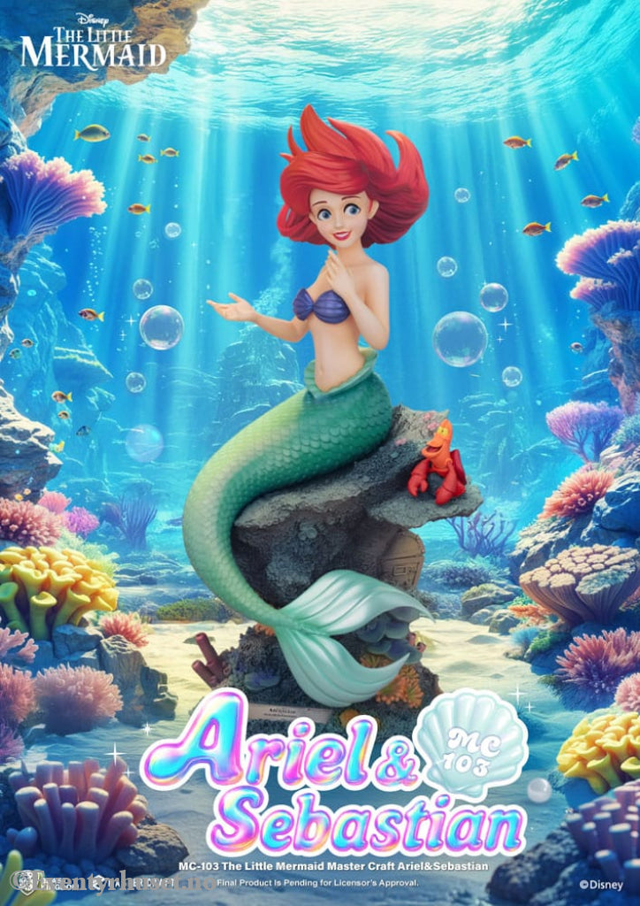 The Little Mermaid Master Craft Statue Ariel & Sebastian 42 cm Collectibles