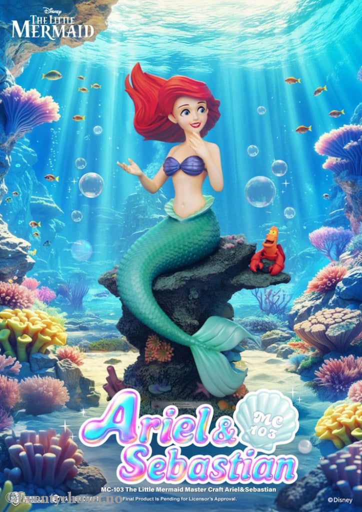 The Little Mermaid Master Craft Statue Ariel & Sebastian 42 cm Collectibles