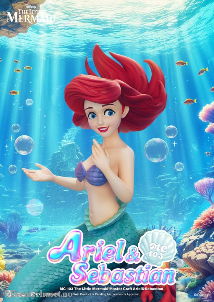 The Little Mermaid Master Craft Statue Ariel & Sebastian 42 cm Collectibles