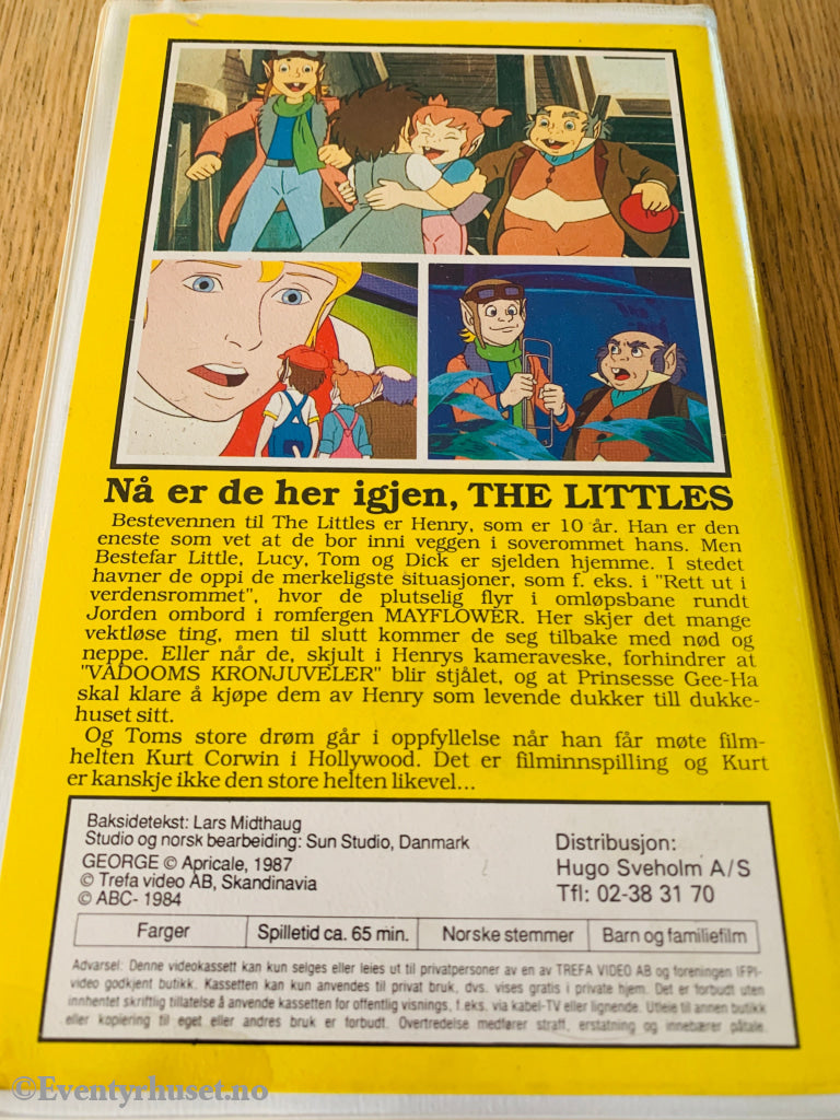 The Littles - Rett Ut I Verdensrommet! Vhs Big Box. Box