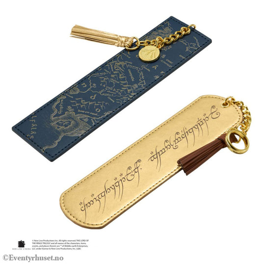 The Lord of the Rings Bookmarks 2-Pack Middle Earth and Elven script Home & Gifts