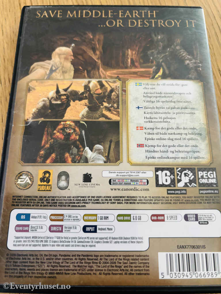 The Lord of the Rings: Conquest, 2009. PC-spill.