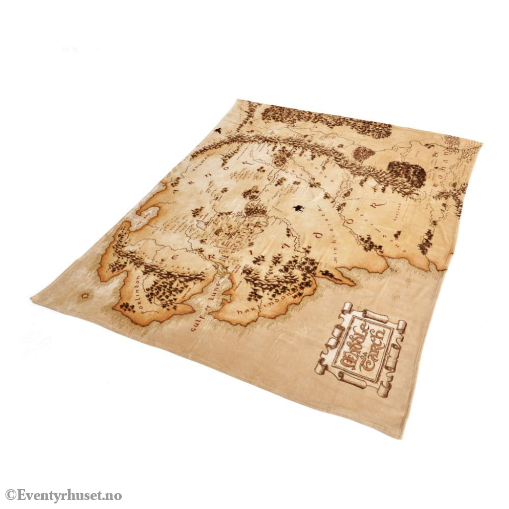 The Lord of the Rings Cozy Blanket Middleearth Map 180 x 200 cm Home & Gifts
