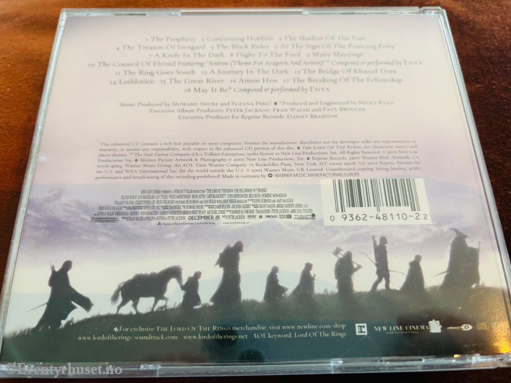 The Lord of the Rings - The Fellowship of the Ring. CD.