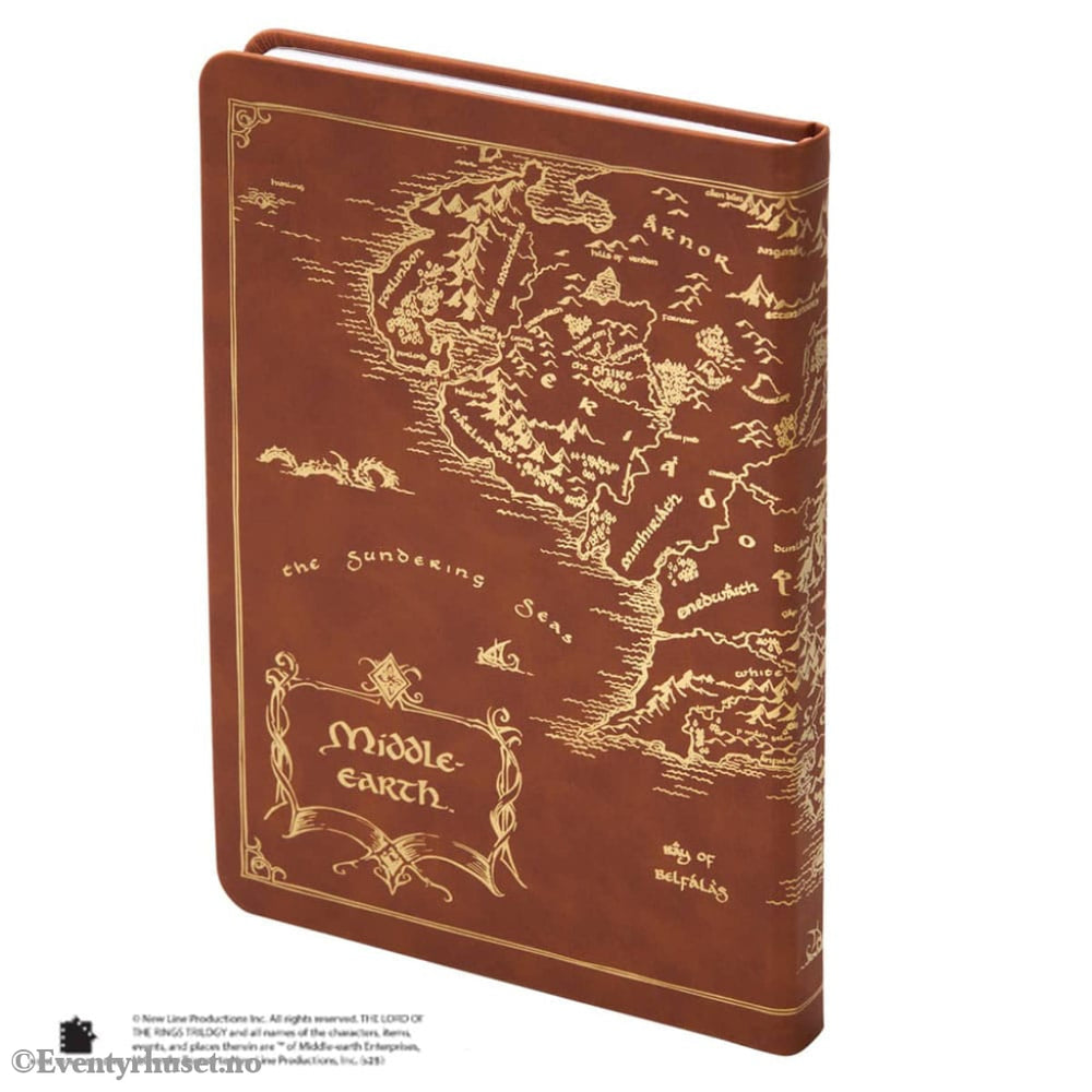 The Lord of the Rings Journal Map of Middle-Earth 240 pages Home & Gifts