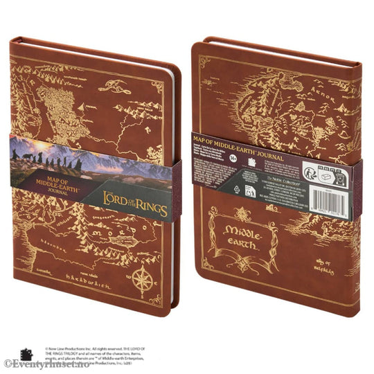 The Lord of the Rings Journal Map of Middle-Earth 240 pages Home & Gifts