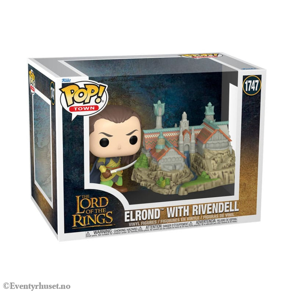 The Lord of the Rings POP! Town Vinyl Figure Elrond & Rivendell 9 cm Collectibles