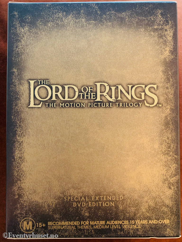 The Lord Of Rings. Special Extended Dvd Edition. Ringenes Herre. Samleboks.