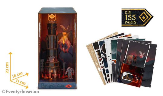 The Lord of the Rings Tiny Adventures Book Nook Mini Diorama Barad-Dûr 23 cm Toys