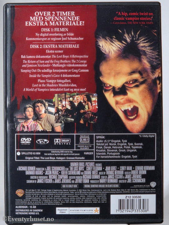 The Lost Boys. 1987. DVD.