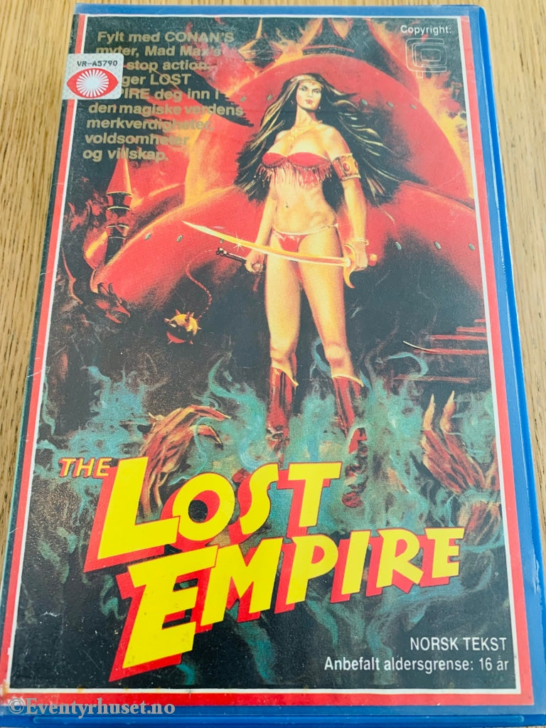 The Lost Empire. 1984. Vhs Big Box.