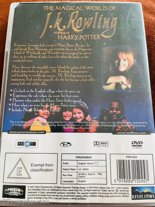The Magical World Of J. K. Rowling - Author Harry Potter. Dvd. Dvd