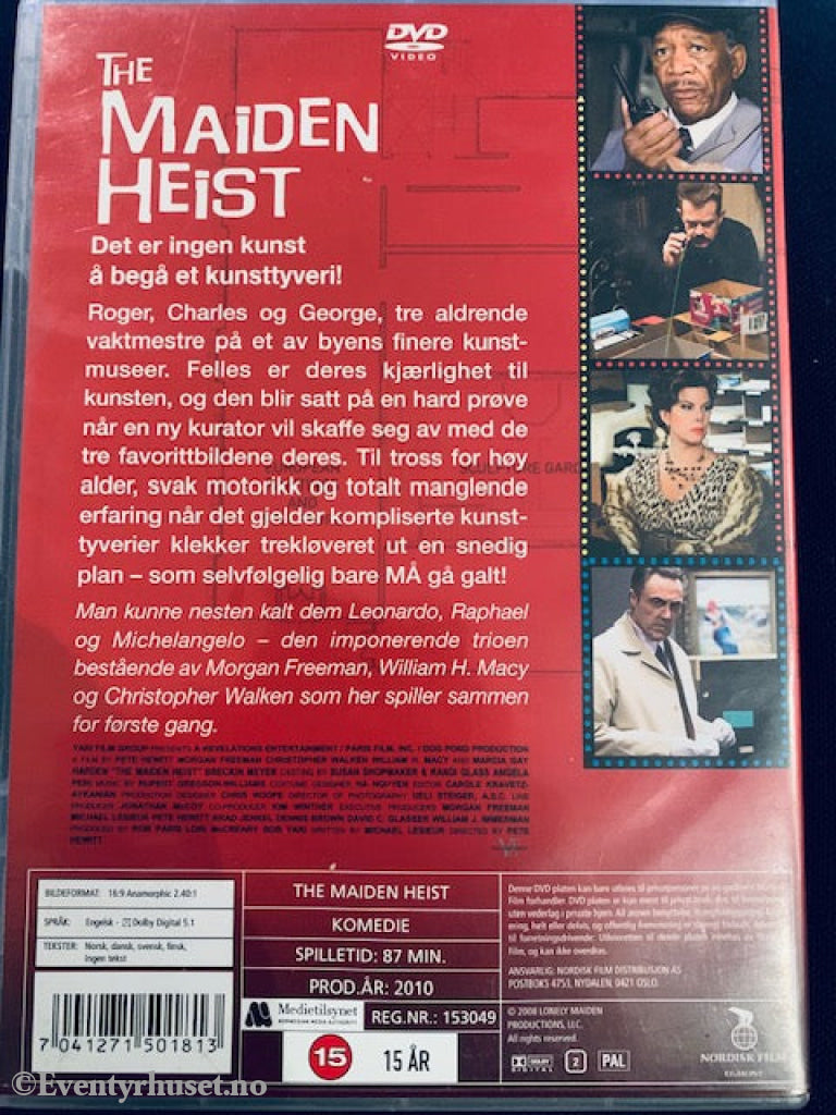 The Maiden Heist. 2010. Dvd Leiefilm.