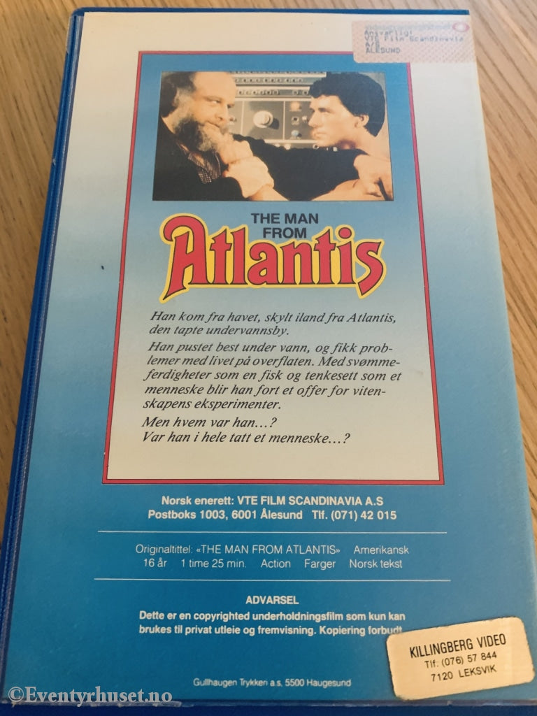 The Man From Atlantis. 1977-78. Vhs Big Box.