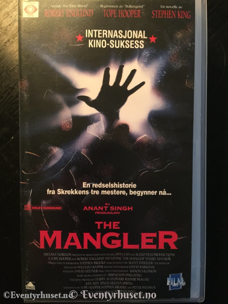 The Mangler. 1994. Vhs. Vhs