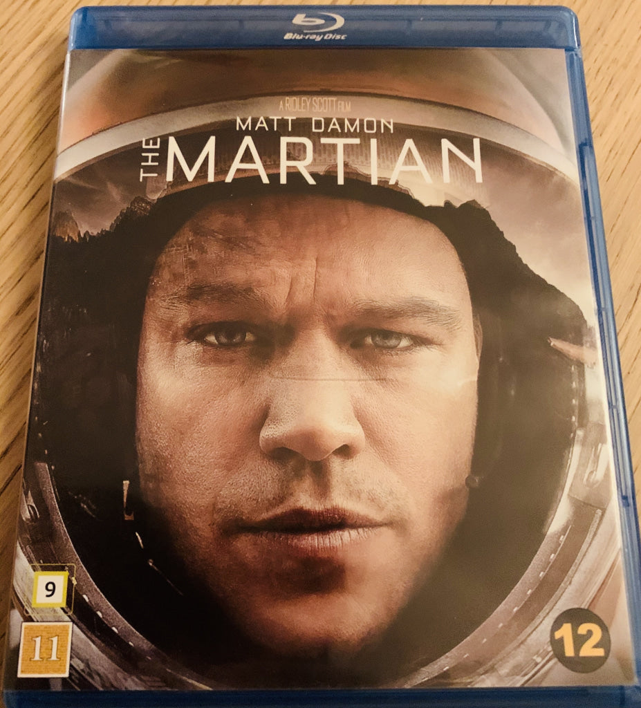 The Martian. Blu-Ray. Blu-Ray Disc