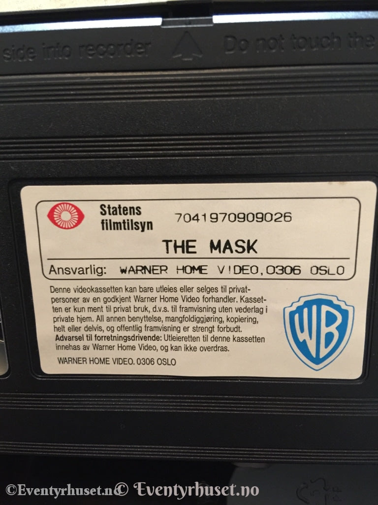 The Mask. 1994. Vhs. Vhs