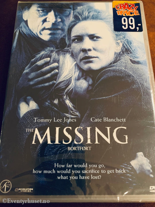 The Missing. 2003. Dvd. Ny I Plast! Dvd