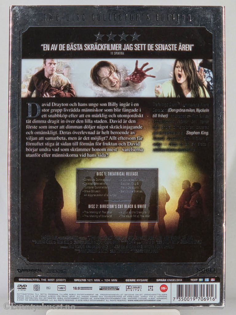 The Mist (2007). DVD. Slipcase.