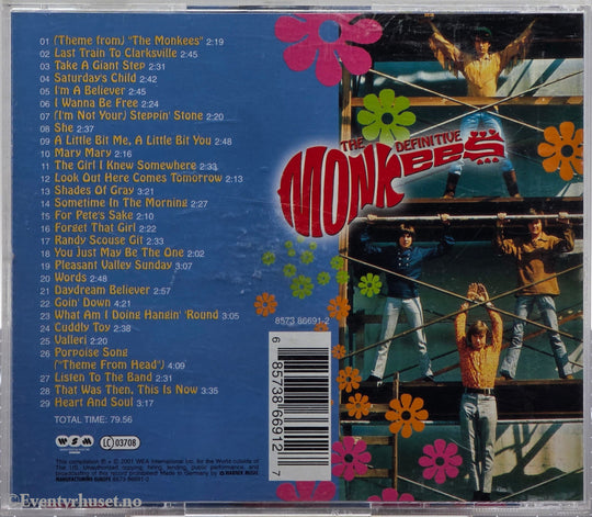 The Monkees. The Definitive Monkees. 2001. Musikk-CD.