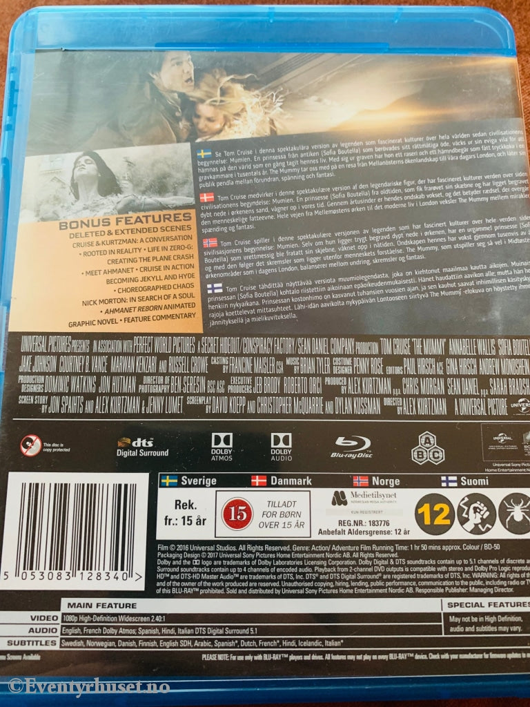 The Mummy. Blu-Ray. Blu-Ray Disc