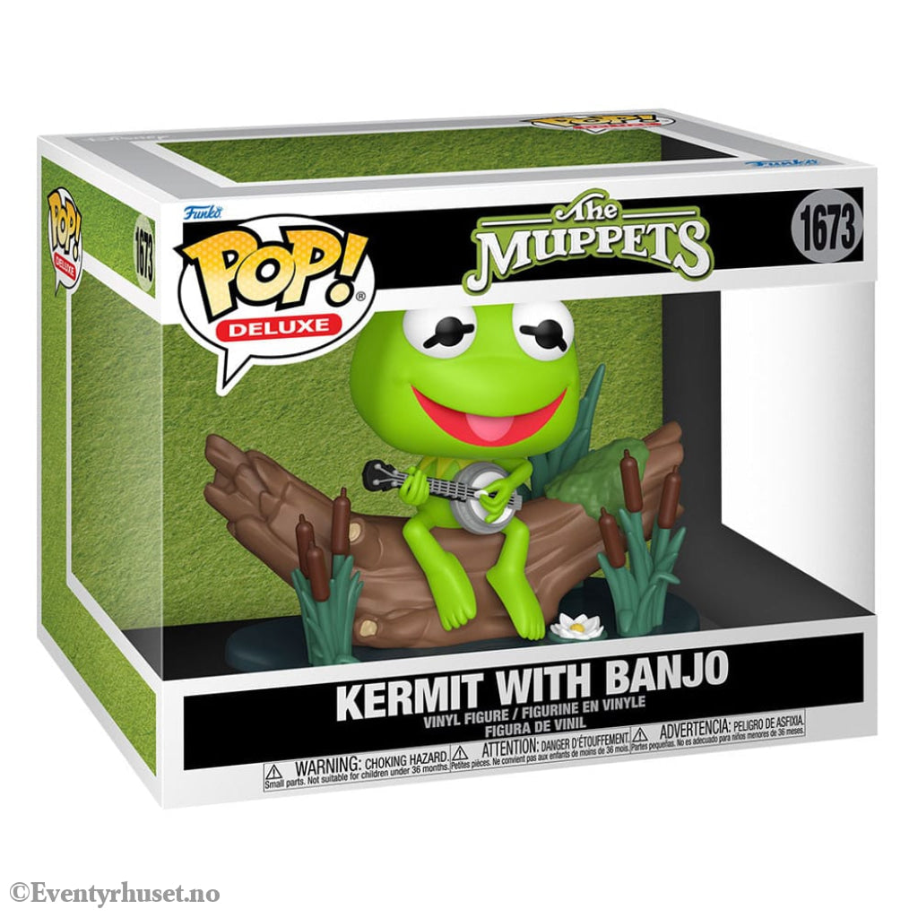 The Muppets POP! Deluxe Vinyl Figure Kermit with Banjo 9 cm Collectibles