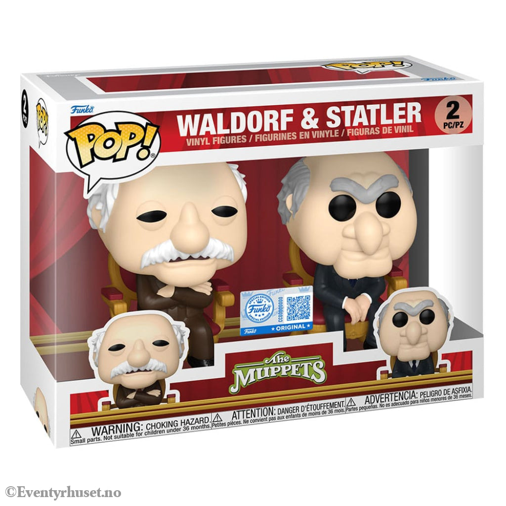 The Muppets POP! Television Vinyl Figures 2-Pack Waldorf & Statler 9 cm Collectibles