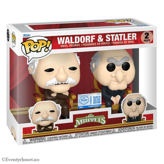 The Muppets POP! Television Vinyl Figures 2-Pack Waldorf & Statler 9 cm Collectibles