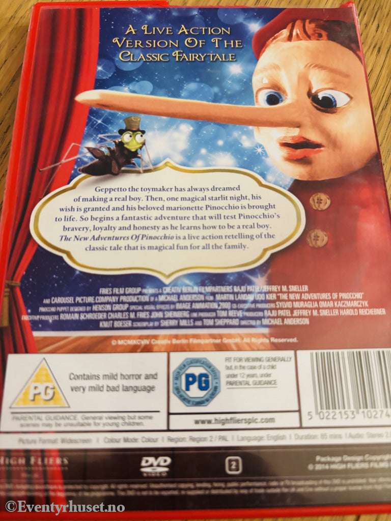 The New Adventures of Pinocchio (1999) . DVD.