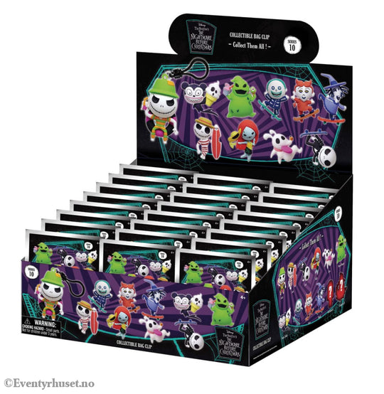 The Nightmare Before Christmas PVC Bag Clips Series 10 Display (24) Fashion & Accessories
